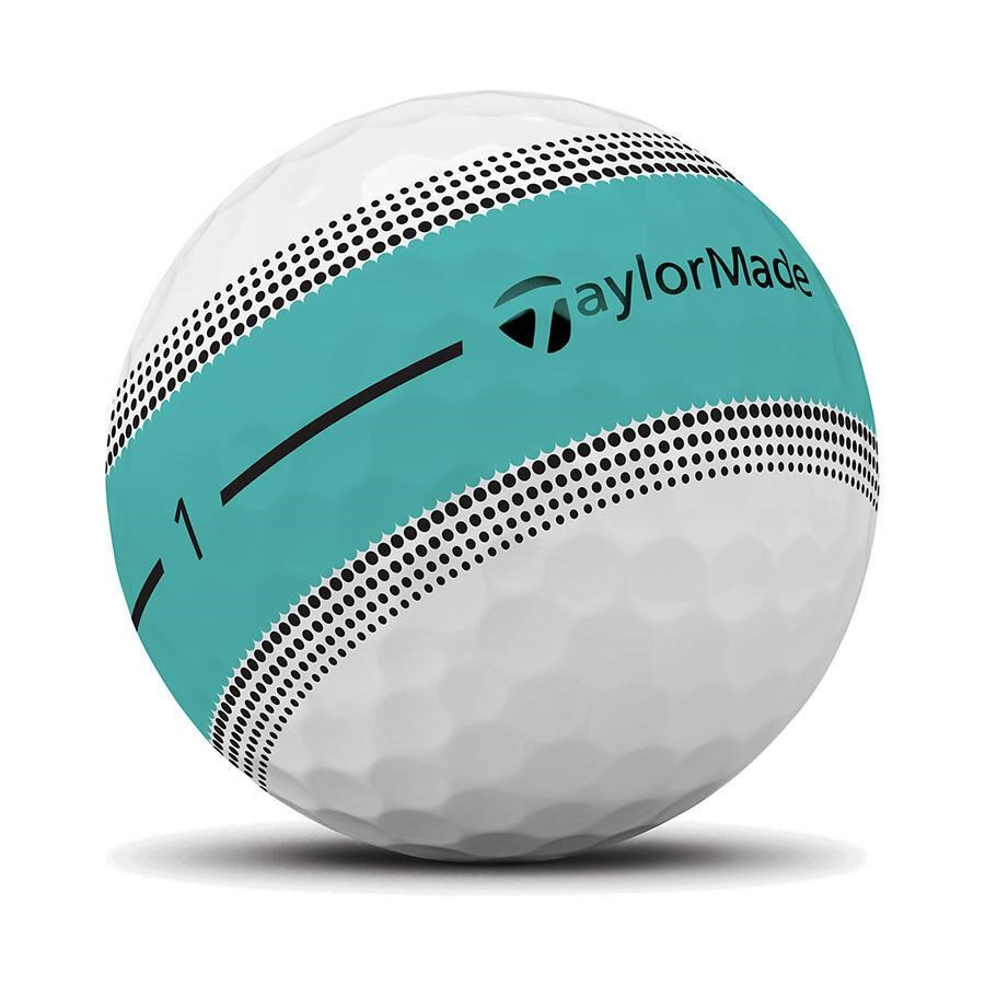 TaylorMade Tour Response Stripe golfové míčky, neon multi