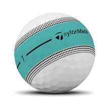 TaylorMade Tour Response Stripe golfové míčky, neon multi