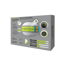 TaylorMade Tour Response Stripe golfové míčky, neon multi