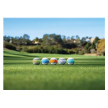 TaylorMade Tour Response Stripe golfové míčky, neon multi