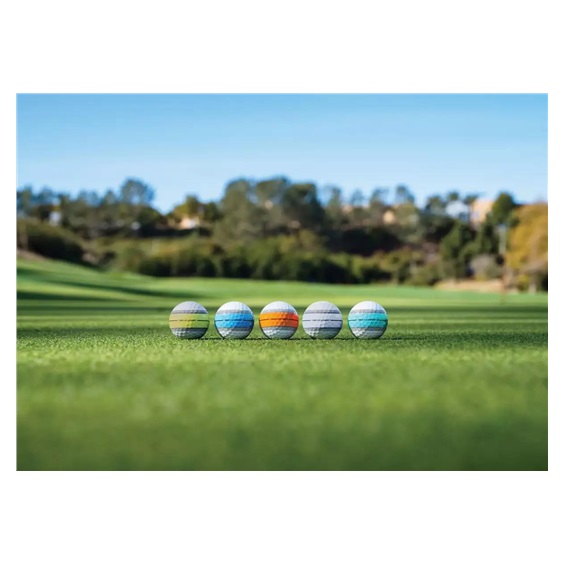 TaylorMade Tour Response Stripe golfové míčky, neon multi
