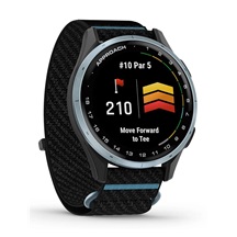 Garmin Approach J1 dětské golfové hodinky, černé/azure aluminium