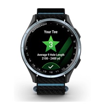 Garmin Approach J1 dětské golfové hodinky, černé/azure aluminium