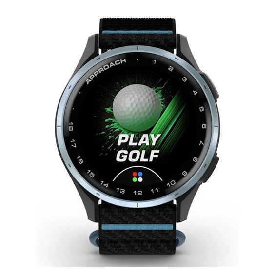 Garmin Approach J1 dětské golfové hodinky, černé/azure aluminium