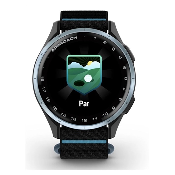 Garmin Approach J1 dětské golfové hodinky, černé/azure aluminium
