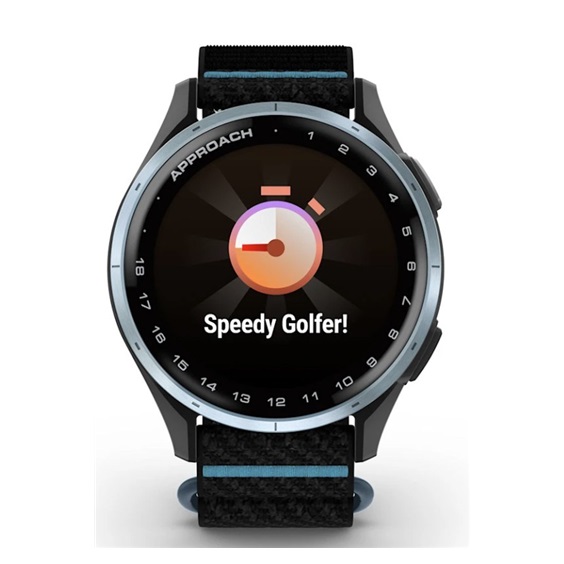 Garmin Approach J1 dětské golfové hodinky, černé/azure aluminium