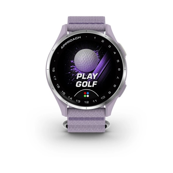 Garmin Approach J1 dětské golfové hodinky, lilac/silver aluminium
