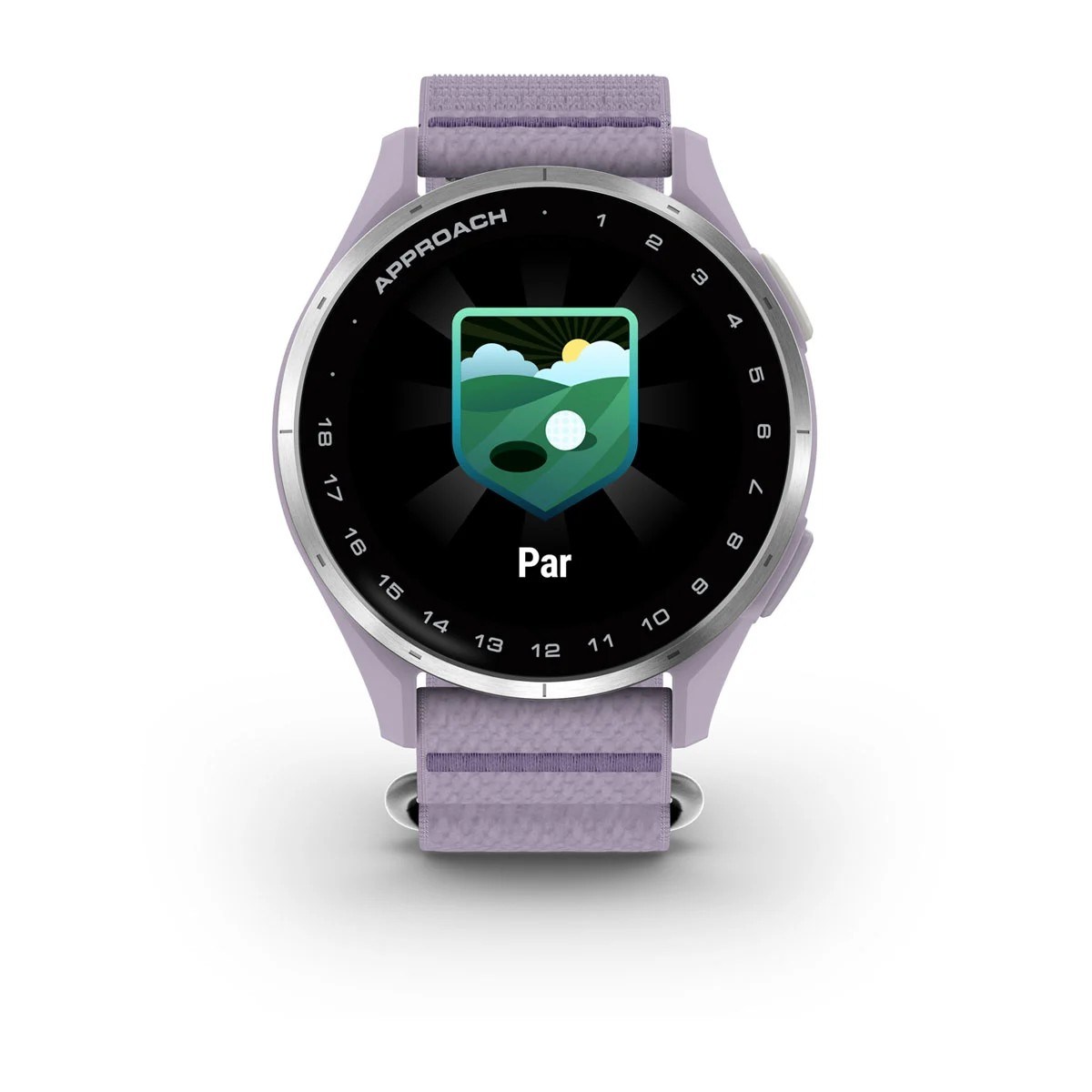 Garmin Approach J1 dětské golfové hodinky, lilac/silver aluminium
