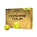 Callaway Chrome Tour Triple Track golfové míčky, žluté