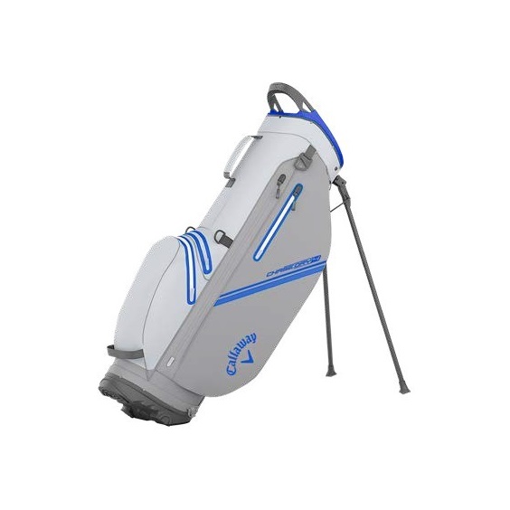 Callaway Chase Dry stand bag, bílo/stříbrno/modrý