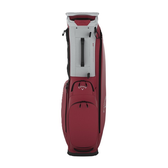 Callaway Fairway C stand bag, silver/cardinal
