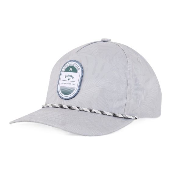 Callaway Birdie Brigade mens cap, grey/palm breeze