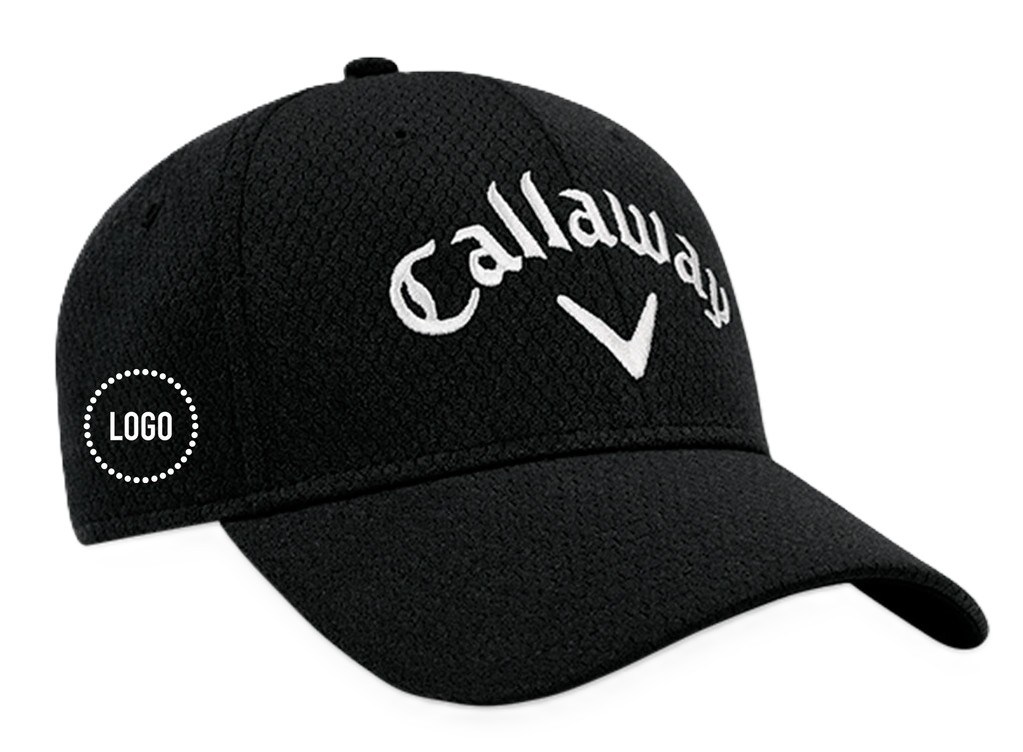 Callaway Performance Side Crest Structured logo kšiltovka, černá