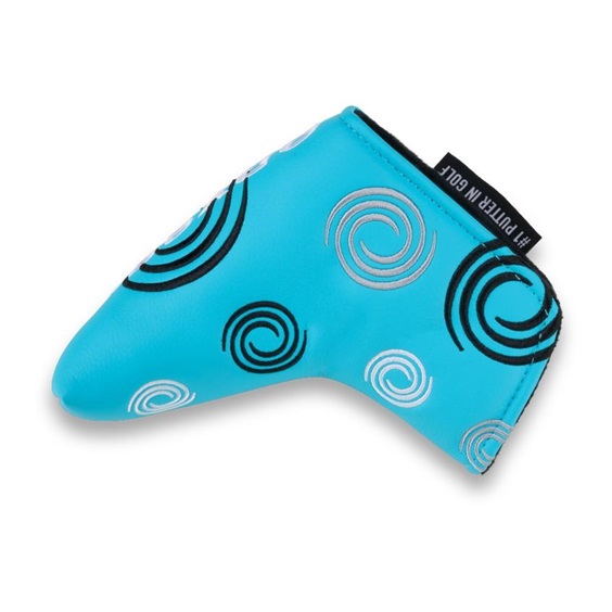 Odyssey Tour Swirl Blade putter kryt hlavy, modrý