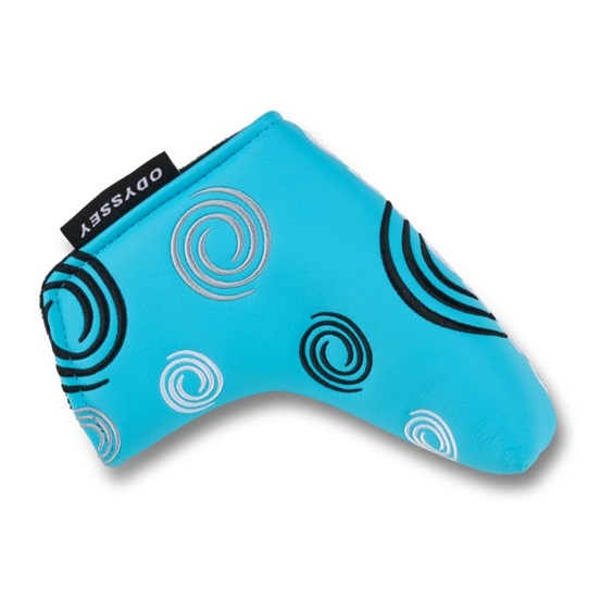 Odyssey Tour Swirl Blade putter kryt hlavy, modrý