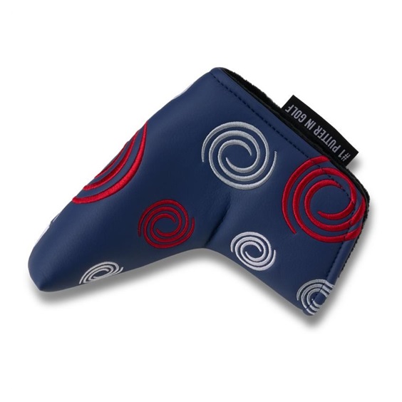 Odyssey Tour Swirl Blade putter kryt hlavy, modrý
