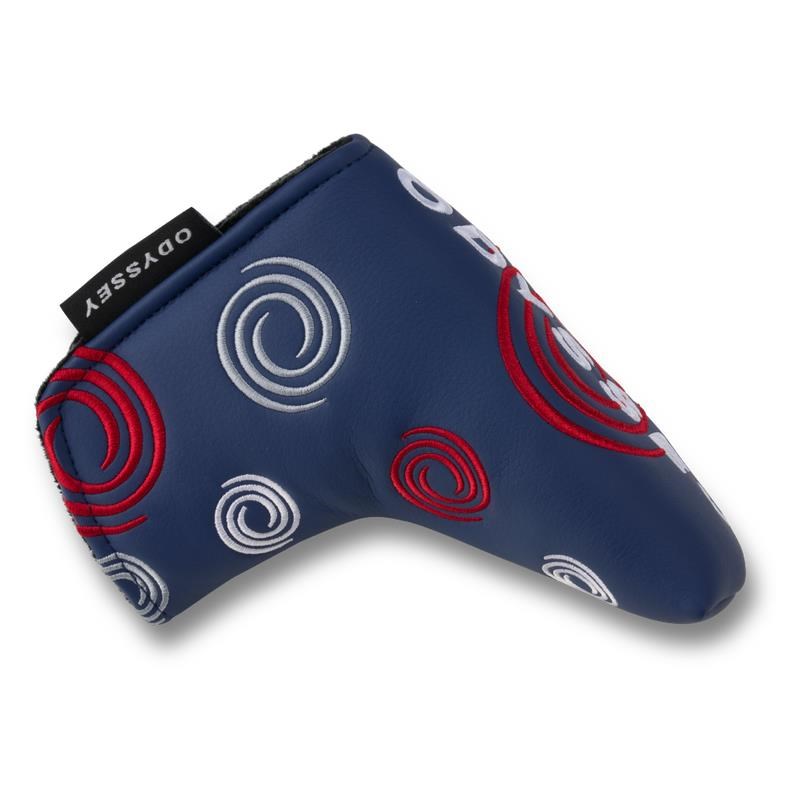 Odyssey Tour Swirl Blade putter kryt hlavy, modrý
