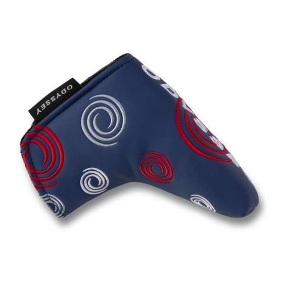 Odyssey Tour Swirl Blade putter kryt hlavy, modrý