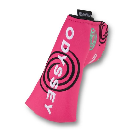 Odyssey Tour Swirl Blade putter kryt hlavy, růžový
