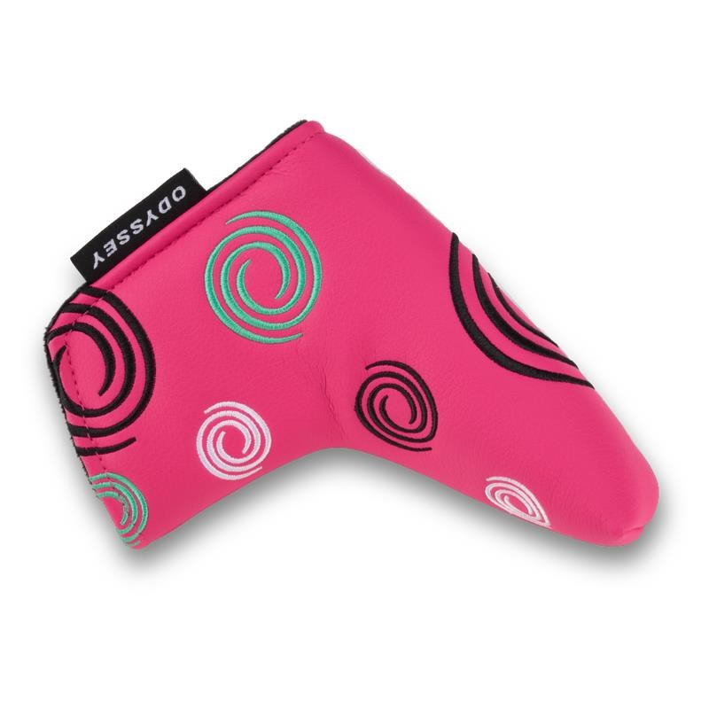 Odyssey Tour Swirl Blade putter kryt hlavy, růžový