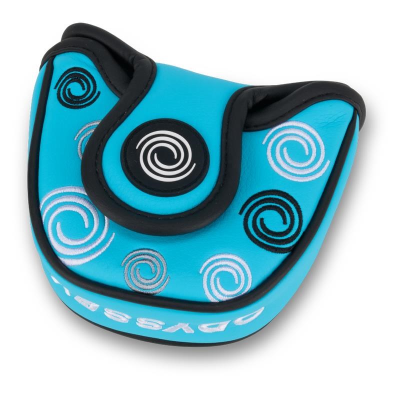 Odyssey Swirl Mallet putter kryt hlavy, modrý