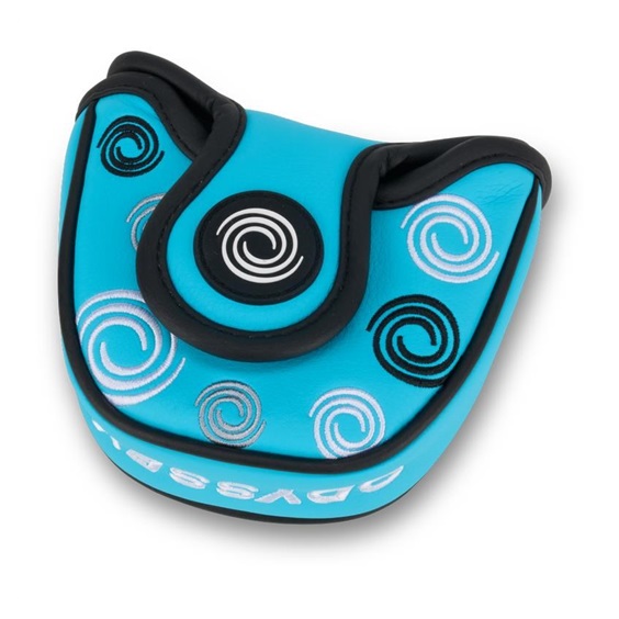 Odyssey Swirl Mallet putter kryt hlavy, modrý