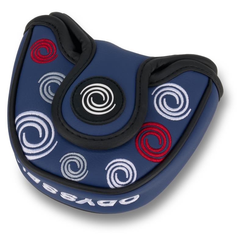 Odyssey Swirl Mallet putter kryt hlavy, modrý