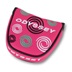 Odyssey Swirl Mallet putter kryt hlavy, růžový