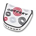Odyssey Swirl Mallet putter kryt hlavy, bílý