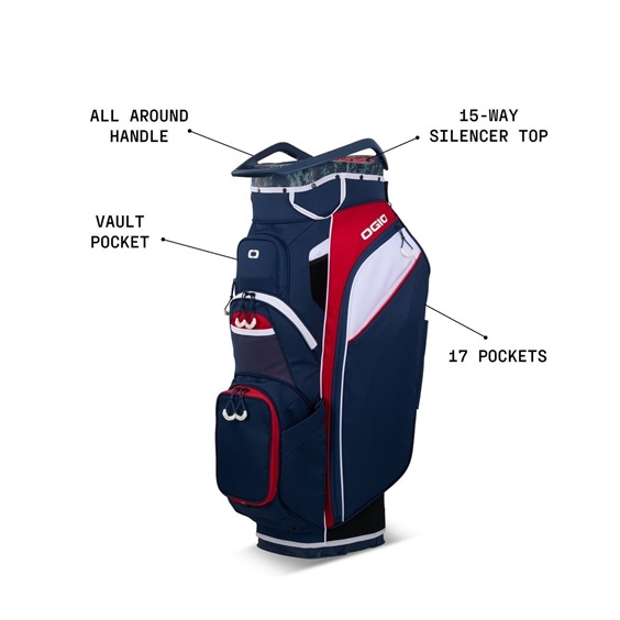 Ogio All Elements Silencer cart bag, volcanic