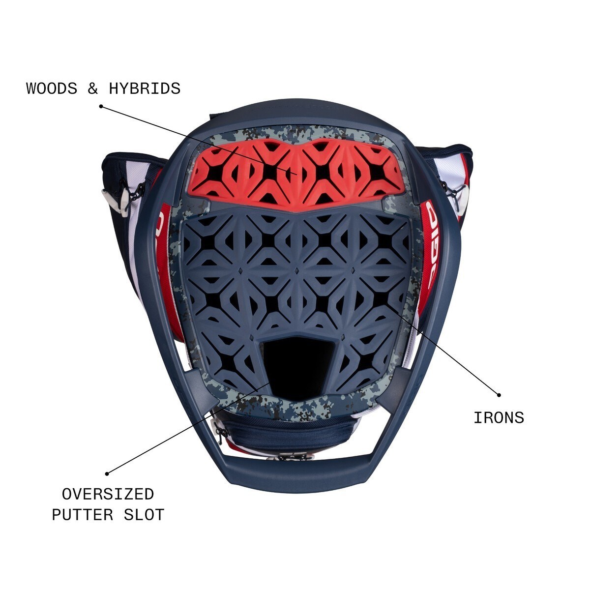 Ogio All Elements Silencer cart bag, volcanic