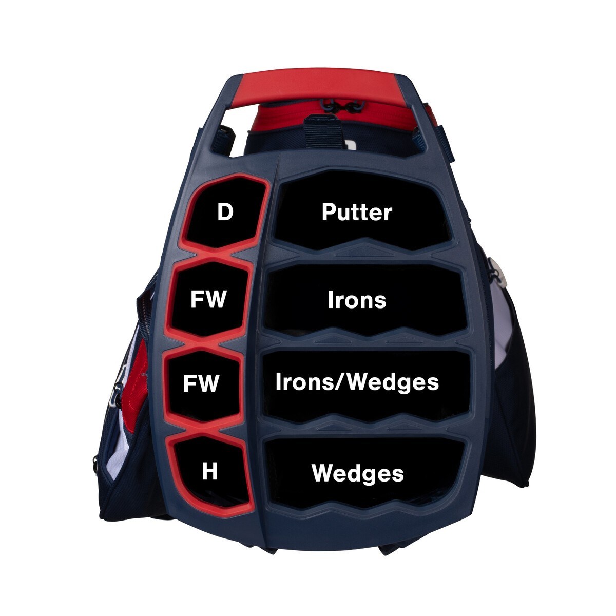 Ogio All Elements Hybrid stand bag, poker