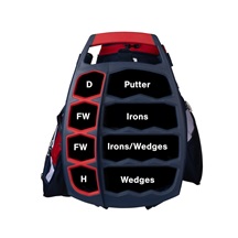 Ogio All Elements Hybrid stand bag, poker