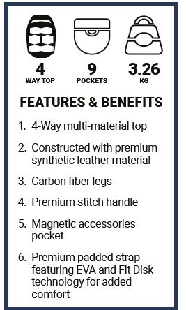 Ogio Shadow stand bag, bílý