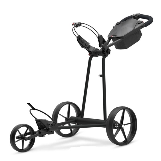 Big Max e-TI elektrický golfový vozík, černý + baterie, nabíječka, 27+ baterie