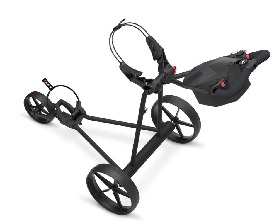 Big Max e-TI elektrický golfový vozík, černý + baterie, nabíječka, 27+ baterie