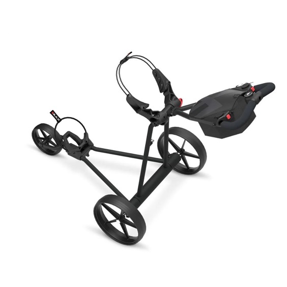 Big Max e-TI elektrický golfový vozík, černý + baterie, nabíječka, 27+ baterie