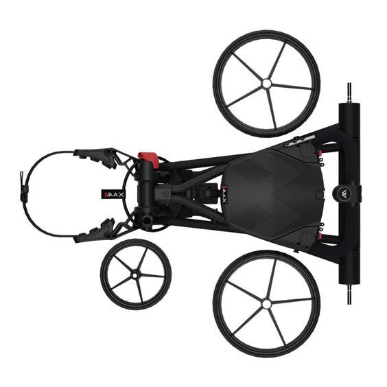Big Max e-TI elektrický golfový vozík, černý + baterie, nabíječka, 27+ baterie