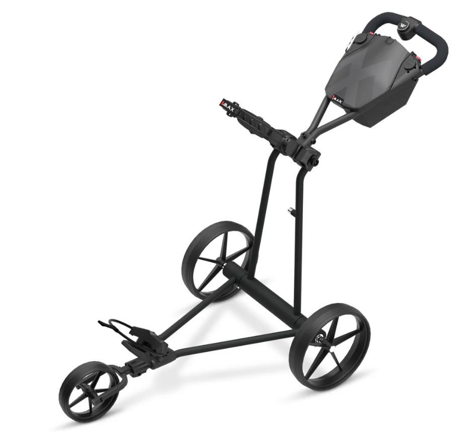 Big Max e-TI elektrický golfový vozík, černý + baterie, nabíječka, 27+ baterie