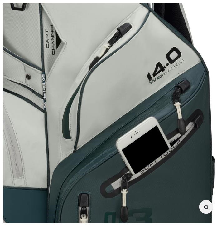 Big Max Dri Lite Silencio 3 cart bag, forest green/off white