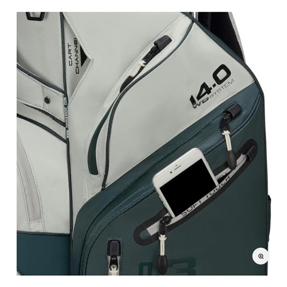 Big Max Dri Lite Silencio 3 cart bag, forest green/off white