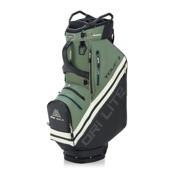 Big Max Dri Lite Tour 2 cart bag, black/olive/off white
