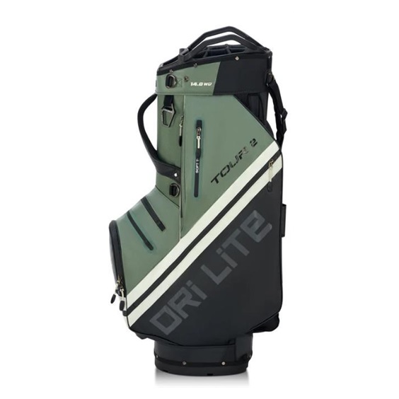Big Max Dri Lite Tour 2 cart bag, black/olive/off white