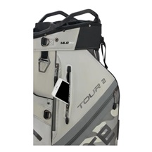 Big Max Dri Lite Tour 2 cart bag, grey camo/off white