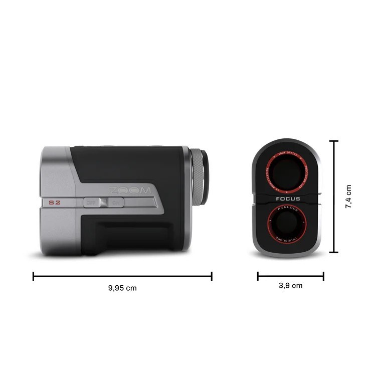 Zoom Focus S2 laserový dálkoměr, černo/stříbrný