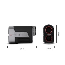 Zoom Focus S2 laserový dálkoměr, černo/stříbrný