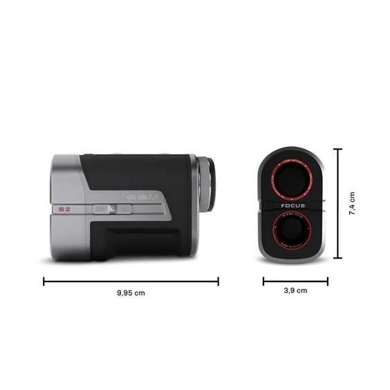 Zoom Focus S2 laserový dálkoměr, černo/stříbrný