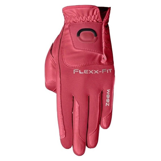 Zoom Hybrid dámská golfová rukavice, červená