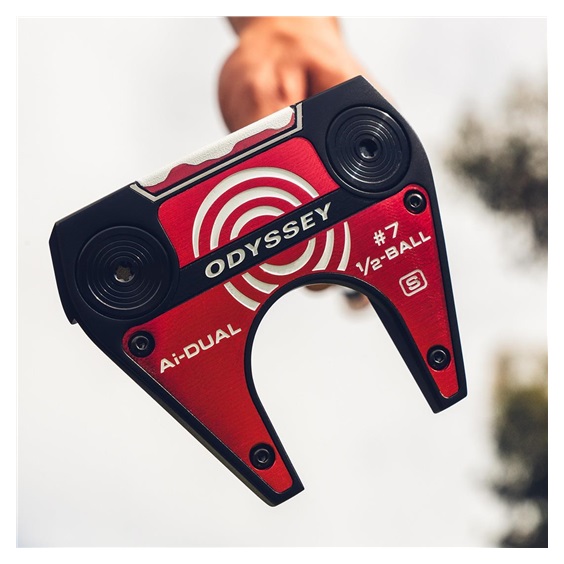 Odyssey Ai-DUAL Seven (#7) 1/2 Ball S putter