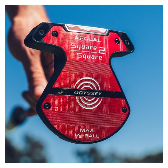 Odyssey Ai-DUAL Square 2 Square MAX 1/2 Ball putter